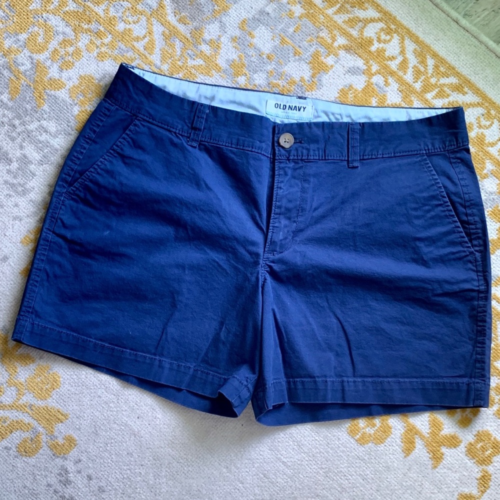 Old Navy Navy Blue Chino Short